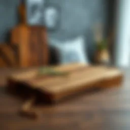 High-quality wooden cutting board