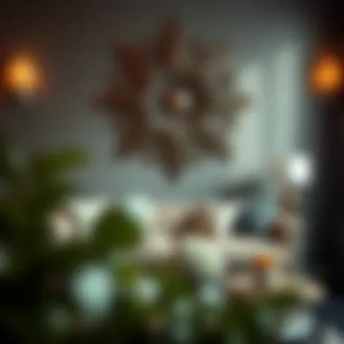 Elegant Wall Decor Elegant wall decor enhancing living room aesthetics