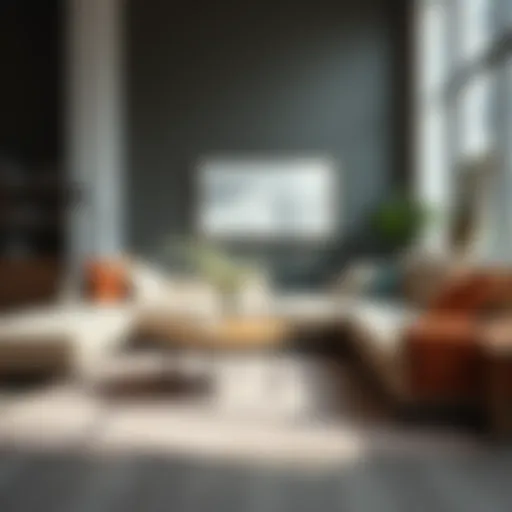 Stylish second-hand berjer in a modern living room