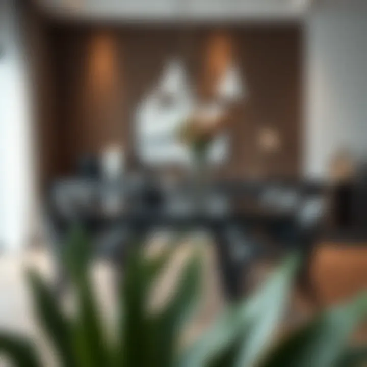 Modern Black Dining Table Elegance Elegant black dining table set with modern decor