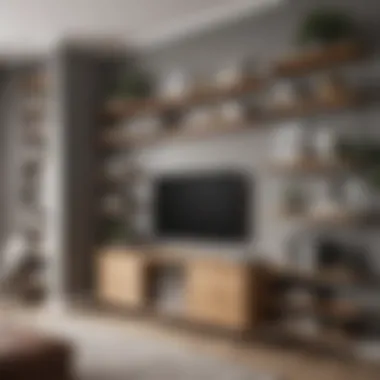 Functionality of smart shelves enhancing home organization