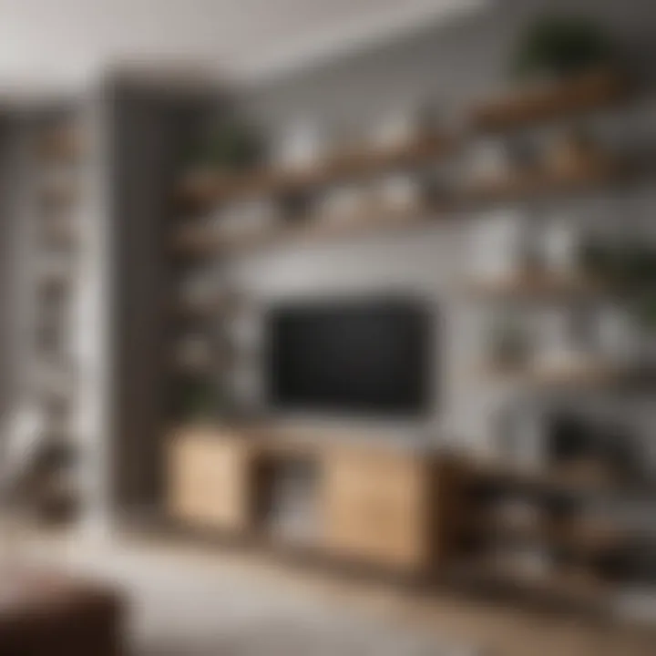 Functionality of smart shelves enhancing home organization