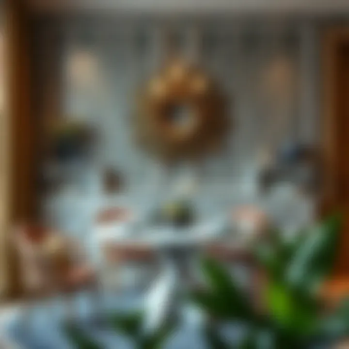 Stylish Wall Decor that Adds Character to Your Dining Area Stylish wall decor adding character to a dining area