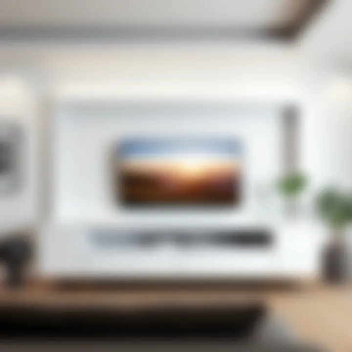 Sleek Minimalistic TV Unit Design Elegant modern TV unit design showcasing sleek lines and minimalistic decor