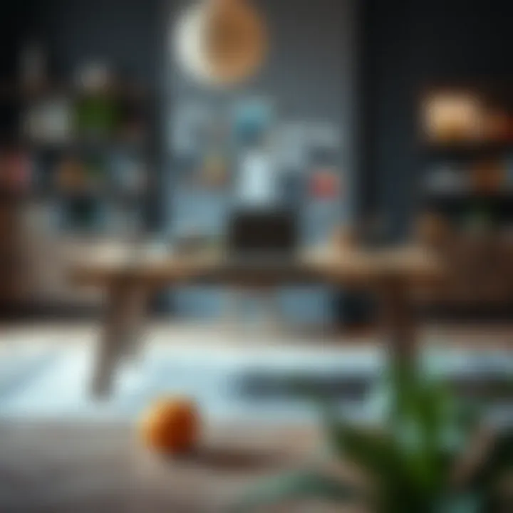 Variety of materials for desks