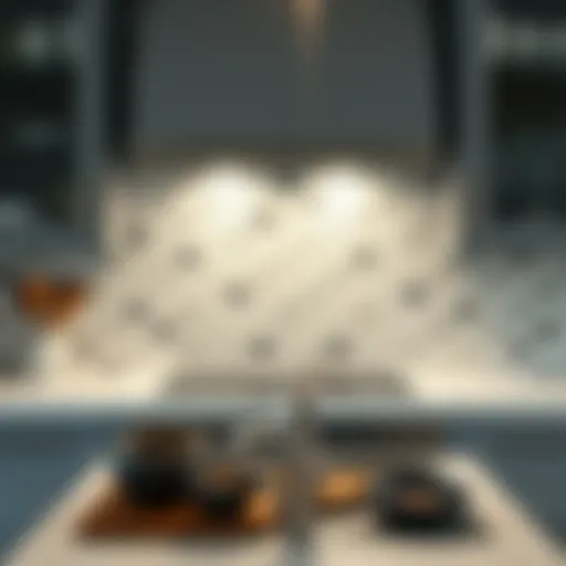 Elegant Kitchen Backsplash Design Elegant kitchen backsplash design showcasing ceramic tiles