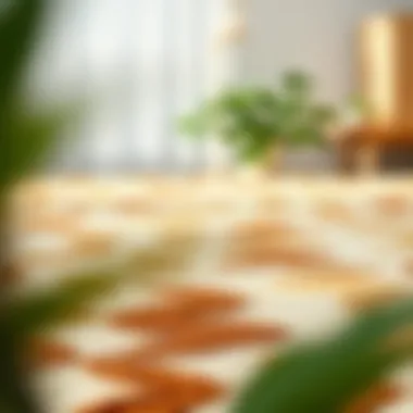 Sustainable Materials for Leaf Patterned Rugs Sustainable materials used in leaf patterned rugs