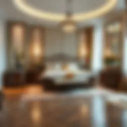 Luxurious bedroom furniture set showcasing elegance and style