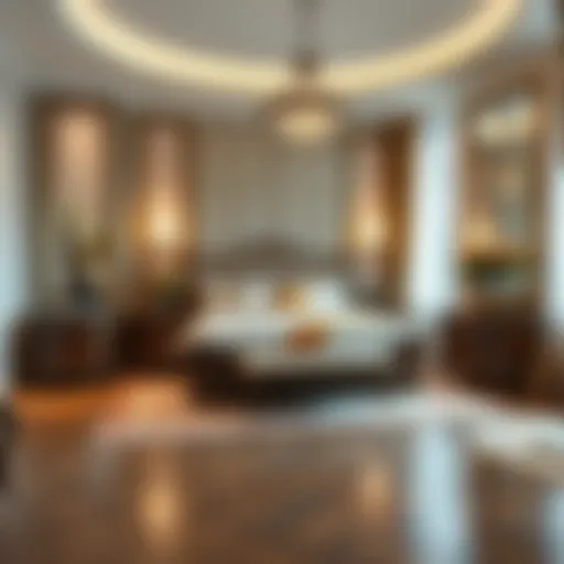 Elegance in Bedroom Design Luxurious bedroom furniture set showcasing elegance and style