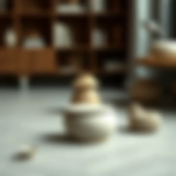 Diverse Materials in Floor Accessories Design A variety of materials used in floor accessories for diverse aesthetics